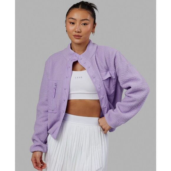 LSKD XXS Alpine Fleece Jacket - Pale Lilac - Picture 2 of 9